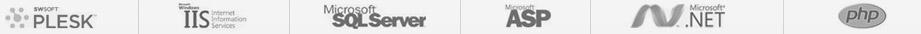 Supports : Plesk, IIS, Microsoft SQL Server, ASP, Microsoft .Net, Php